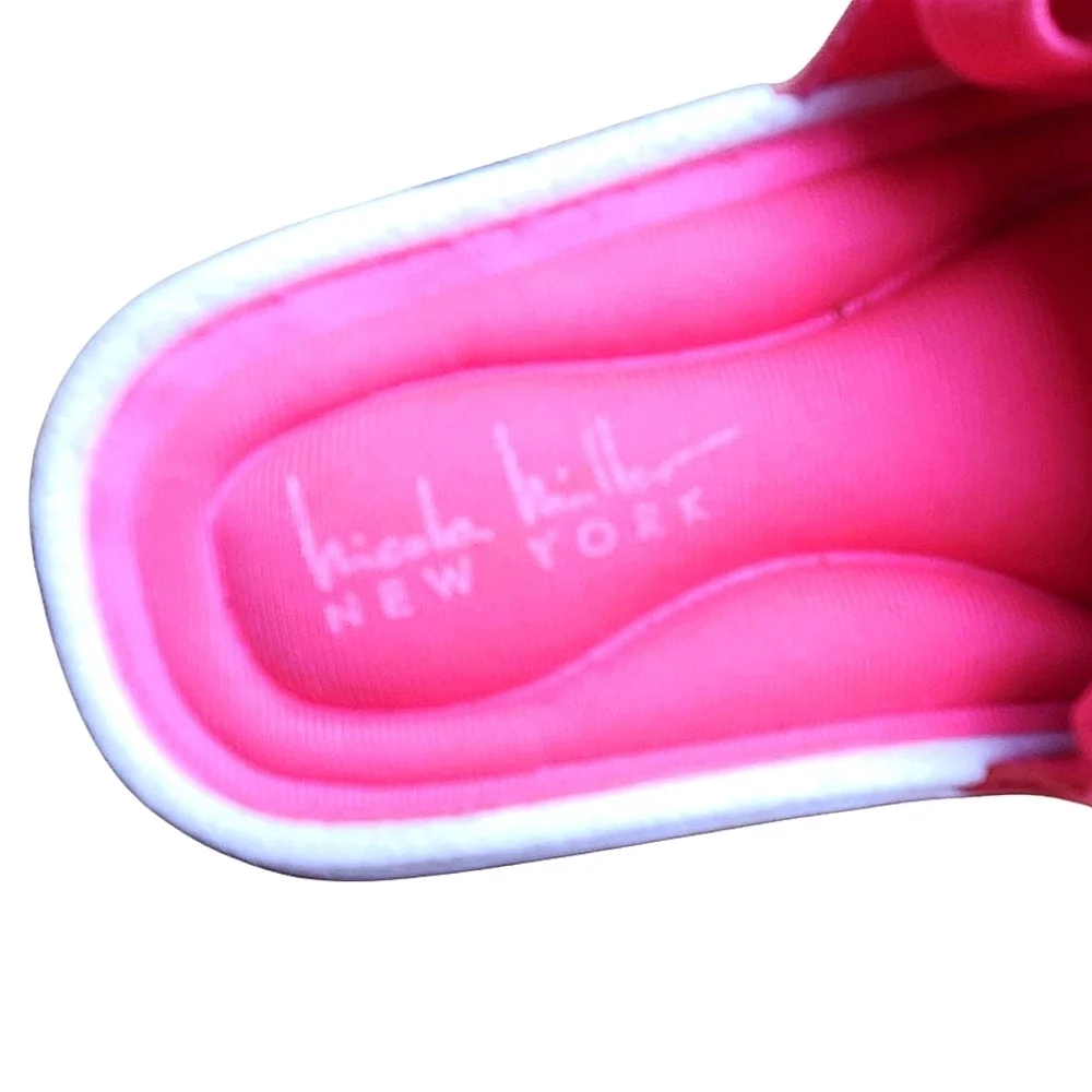 Nicole Miller Pink Baby Sandals. 4